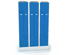 Cloakroom locker Z-shaped doors ALDOP 1920 x 1200 x 500